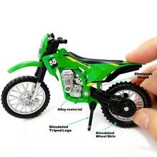 1件1:36比例越野摩托车模型，KTM越野摩托车人偶，摩托车装饰品，男士礼物，生日礼物，新年礼物 - 彩色 - 查看 10