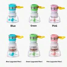 1/2/4pcs Faucet Shower Head Set, Portable Faucet Sink Hose Adapter, Handheld Shower Head, Suitable For Various Faucet Sizes, For Bathing, Pet Grooming, Vegetable Washing, Dog Shower, Beauty Products, Multi-Functional Faucet (Random Style Delivery) - Multicolor - View 9