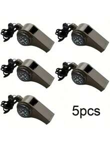 5pcs/3pcs/1pc Outdoor Sports Emergency Whistle, 3-In-1 Emergency Whistle, Multi-Functional Survival Whistle With Compass And Thermometer, Floating Whistle With Lanyard, Suitable For Boating, Swimming, Kayaking, Water Survival, Hiking, Camping, Outdoor Activities. Loud Safety Whistle With Compass And Thermometer, Perfect For Camping, Hiking, Outdoor Adventure, Referee And Cheerleading, Loud Survival Whistle, Military Green, Self-Rescue/First Aid - Multicolor - View 17