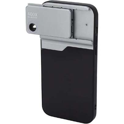 Lente de Microscopio 400x para 14 ProMax, Microscopio de Teléfono Portátil con Luz LED, Accesorios de Cámara de Microscopio Digital para Niños y Adultos,36981572