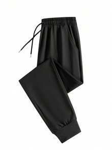 3件套夏季轻薄长裤，男士纯色简约百搭针织裤，适合运动休闲穿着，时尚舒适，是送给男友/老公的绝佳礼物 - 彩色 - 查看 2