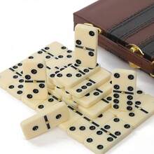 多米诺骨牌创意摆件 | 按压推倒减压体验 | 桌面互动游戏 | 耐用材质，不易倒塌 | 减压神器 - 节日礼物 - 生日礼物 - 完美礼物 - 派对礼物 - 休闲游戏礼物 - 彩色 - 查看 6