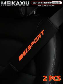 MEIKAXIU 1件/2件装 材质发泡印花 运动新款汽车安全带肩垫，汽车配件 - 發泡SPORT - 查看 23