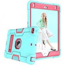 Funda para iPad Mini 4 para iPad Mini 5 Funda para iPad Mini Retina de 7,9 pulgadas, Funda protectora resistente a prueba de golpes, delgada y resistente con soporte incorporado para iPad Mini 4/5-verde menta rosa roja,36999912 - Verde militar - Ver 5