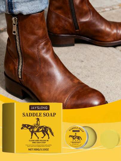 100 g lädervårdsvax med hög kapacitet - Mjukgör, vattentätar och förhindrar missfärgning på sadlar, stövlar och lädervaror. Läderreparationspasta förnyar och lagar läderväskor, jackor, skor och soffor. Bildar ett skyddande lager för att förhindra färgblödning och ytliga fläckar. Blockerar fukterosion för att förlänga lädrets livslängd.