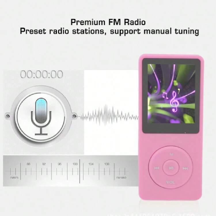 MP3/MP4 Player - 粉色 - 查看 5