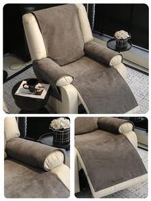 1pc All Season Jacquard Chenille Sofa Cushion, Style Pet-Friendly Anti-Dirty Anti-Slip Sofa Recliner Cover, Spring/Autumn Splash-Proof Anti-Scratch Sofa Protector Suitable For Single Seat Sofa Recliner