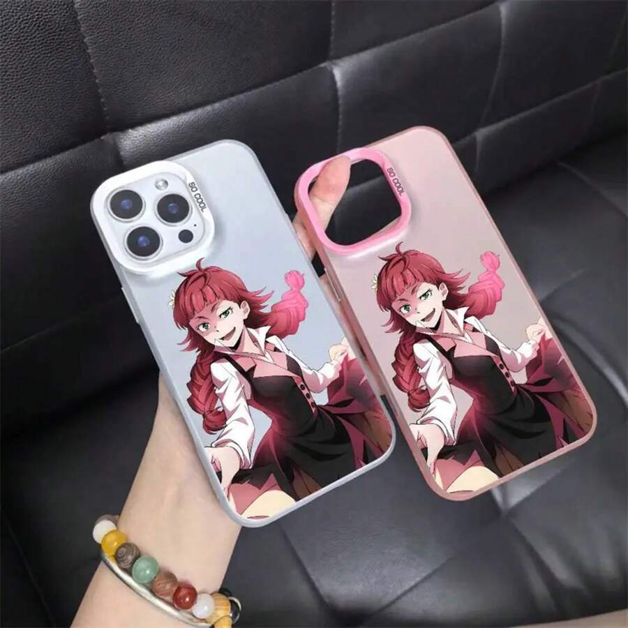 1pc Lucy  Montgomery Bungo Stray Dogs Phone Case Laser IMD Color Shell For  17 16 15 14 13 12 11 Air Pro Max Plus.Christmas Accessories. - Z6 - View 1