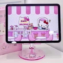 Sanrio New Hello Kitty Phone Stand, Multifunctional Adjustable Height Foldable Desktop Tablet Holder - Ideal For Watching Shows, Perfect Birthday And Christmas Gift - Multicolor - View 6
