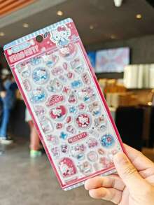 浮雕泡泡贴纸，钻石宝石贴纸，可爱漂亮，适合女孩，可用于装饰手机壳，粘性强，不易脱落，晶莹剔透（部分款式可能存在随机颜色差异） - 彩色 - 查看 7