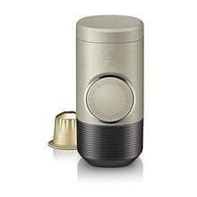 WACACO Minipresso NS2 cafetera espresso portátil compatible con NS cápsulas originales y compatibles operada manualmente cafetera de mano pequeña de 18 bares para viajes camping - Piedra beige - Ver 1
