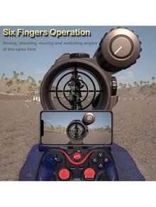 Control Bluetooth Para Gaming Mando Gamepad Con Soporte X3 Control Inalámbrico para Juegos de Celular Compatible Android iOS - Multicolor - Ver 2