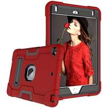 IPad Mini 4 Case For IPad Mini 5, 7.9-Inch IPad Mini Retina Case, Heavy Duty Shockproof Protective Case, Slim And Rugged With Built-In Stand For IPad Mini 4/5 - Large Red And Black, 36999910 - Lime Green - View 5