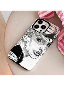 Funda de Película de Doble Propósito - Protección Robusta, Resistente a Impactos y Elegante - Compatible con iPhone 16, 15, 14, 13, 12, 11, Plus, Pro, Max, un Regalo de Cumpleaños Ideal para Amigos. - Blanco - Ver 2