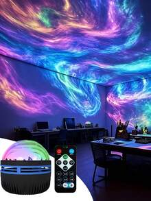 创意星空投影仪 - 具备7种彩色图案和遥控器，USB供电，适用于卧室夜灯、成人游戏室、家庭影院、天花板、房间装饰、情人节礼物、露营、婚礼装饰 - 多色光 - 查看 3