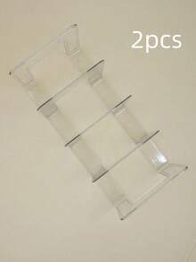 1pc/2pcs/3pcs/4pcs Baby Shoe Rack, Toddler Shoe Rack, Transparent Dual-Color Shoe Box, Suitable For Infants, Made Of ABS Material, Can Be Used In Nursery, Home Indoor Or Bathroom Entrance (This Product Is More Suitable For Displaying Shoes Of 0-3 Year Old Babies) - Multicolor - View 13