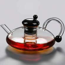 1 ấm trà thủy tinh chịu nhiệt có lớp lọc trong suốt, thích hợp cho cà phê espresso và trà lá, thiết kế đuôi độc đáo, dung tích lớn, có thể dùng chung với bình đựng nước, phù hợp cho gia đình, nhà hàng, các buổi họp mặt gia đình. - Nhiều màu - Xem 14