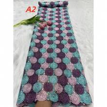 Luxury African Cord Lace Fabric 2026, High-Quality Nigerian Embroidery, Suitable For Wedding Dress Sewing