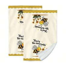 Bộ 2/4 khăn lau bát đĩa in hình ong, khăn sợi nhỏ siêu thấm hút hiện đại dùng cho nấu ăn, nướng bánh, rửa bát, lau dọn, khăn tay, khăn trà, mềm mại và thấm hút cao, trang trí nhà bếp, quà tặng cho hàng xóm, mẹ, sinh nhật, tân gia cho bạn bè, đồ dùng nhà bếp thiết yếu, nhu yếu phẩm hàng ngày. - Nhiều màu - Xem 7