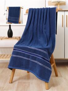 Bathroom, One Pc Simplicity Bathroom Set, Bathroom Stuff, Soft Hand Towel Bath Towel, Thickened Absorbent Towels For Bathroom, Bathroom Towel Set For Gifts Suitable For Bathroom Swimming Pool Beach.