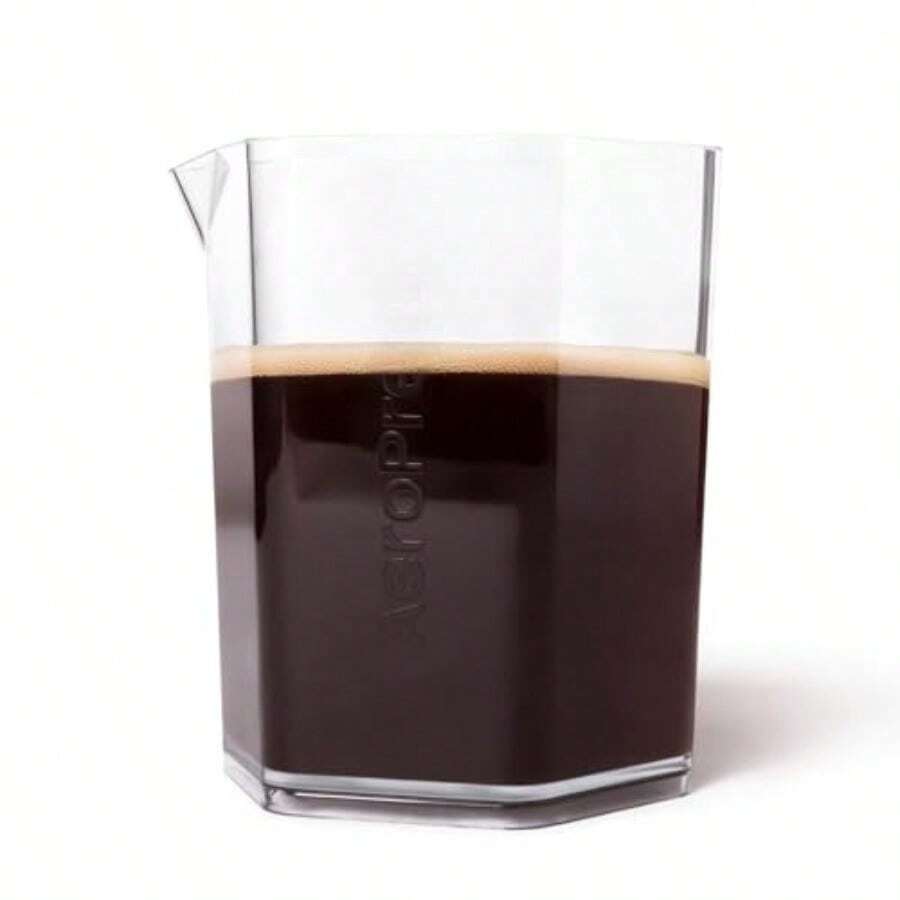 Jarra para Cafetera Capacidad de 600 ml 20 oz Jarra Resistente para Café de Vertido Ideal para Prensas Original Clear y XL Diseño Compacto y de Viaje Hecho en EE. UU. - Claro - Ver 1