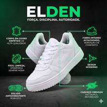 Men's Casual Tennis Shoes Original Comfortable And Durable R1443 - 白色 - 查看 2