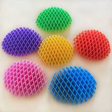 Đồ chơi sâu giảm căng thẳng 1/2/4 chiếc - Đồ chơi giảm căng thẳng nhiều màu sắc, đồ chơi giảm stress, đồ chơi kháng lực, đồ chơi giảm lo âu cho trẻ em và người lớn, đồ chơi lưới đàn hồi. - Nhiều màu - Xem 1