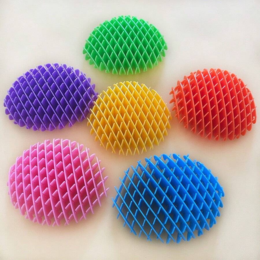 Đồ chơi sâu giảm căng thẳng 1/2/4 chiếc - Đồ chơi giảm căng thẳng nhiều màu sắc, đồ chơi giảm stress, đồ chơi kháng lực, đồ chơi giảm lo âu cho trẻ em và người lớn, đồ chơi lưới đàn hồi. - Nhiều màu - Xem 1