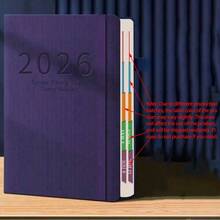 1pc 2026 New Spiral Bound Planner Notebook, 400 Pages Daily Schedule Calendar Diary, Time Management Self-Discipline Tracker, 365 Days Planner, Suitable For Office, School, Back To School Season And More