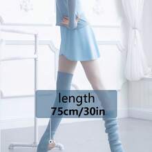 芭蕾瑜伽体操比赛针织护腿，舞蹈练习热身保暖长护腿。 - 彩色 - 查看 8