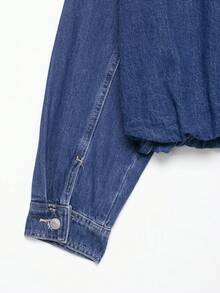 DEEKA Women's Fashionable Casual Denim Jacket, European And American Style, Spring/Summer - Blue - View 9