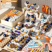 Kids New Creative DIY Assembly Tool Set, Realistic Repair Disassembly Tool Box, Screws Toy, Educational Puzzle To Develop Hands-On Ability And Focus, New Year Gift For Boys