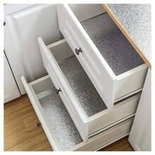 OISE ART STORE Rotolo Adesivo Alluminio 61cmx3mt Per Cassetti Mobili Armadi Parati Cucina 70504 - - Multicolore - Visualizzare 2