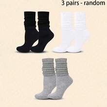 10/6/3 Pairs Women's Fall Winter Slouch Knit Socks Slouchy Socks Women Scrunch Socks Women Scrunchie Socks Women Crew Socks Christmas Gift - Slouch Socks - View 9