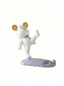 1pc Cute Bear-Shaped Phone & Tablet Stand | Desktop/Bedside Decor | Perfect For Birthday & Graduation Gifts - 彩色 - 查看 12