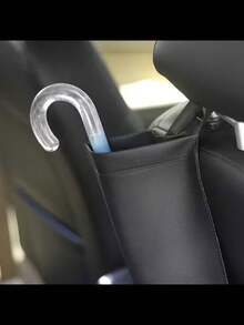 1个通用型汽车雨伞套，座椅靠背雨伞架，人造革汽车雨伞收纳袋，汽车收纳配件 - A - 查看 2