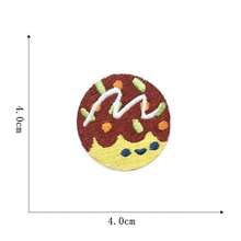 1 miếng vá thêu hình hoạt hình Sushi & Hải sản, có thể ủi lên quần áo, phụ kiện và đồ thủ công DIY - Hình cá hồi sushi, bạch tuộc, trứng cá muối, trứng. - Màu sắc hỗn hợp - Xem 15