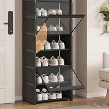 Estantería multiusos transparente para zapatos, gabinete de almacenamiento a prueba de polvo y duradero, organizador de zapatos personalizado, adecuado para dormitorio, manualidades, Día de San Valentín - Multicolor - Ver 7