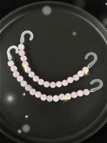 2 piezas Cadenas de Estilos Múltiples (Cadena de Cristal, Cadena de Aleación de Zinc, Cadena de Perlas, Cadena Arcoíris, Cadena de Cuentas Rosas) Encantos Huecos para Zapatos DIY Decoraciones, Adecuado para Sandalias, Pantuflas, Zapatos con Agujeros y Otros Artículos de Mujeres, Accesorios Multifuncionales de Clips para Zapatos - Regalo Perfecto para Fiestas, Fiestas y Ocasiones Especiales