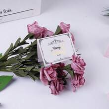 优雅生日贺卡套装，烫金贺卡，简约时尚设计 - 彩色 - 查看 3