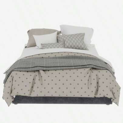 Modern enkel sängram, 140*200 cm, grå, holländsk sammetstyg, med gaslyft, moderna sovrumsmöbler, exklusive huvudgavel och madrass.