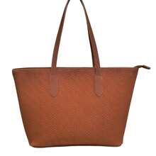 Bolsa Feminina Grande De Ombro Praeme Ideal Para O Dia A Dia - Laranja Queimado - Visão 3