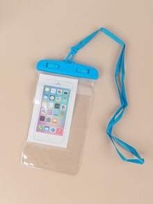 1个防水袋 通用防水手机袋 气囊防水手机袋 游泳水下防水手机套 沙滩手机干袋 适用于智能手机 - 彩色 - 查看 12