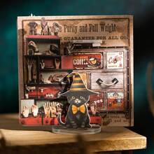 have a good day 10 Stücke/Packung Vintage Schrank Themen Aufkleber, Retro kreative ästhetische Aufkleber, DIY dekorative Collage Bastelmaterialien, Geschenke, personalisierte Scrapbooking Schulmaterialien Sammelalbum Zubehör Schreibwaren - Verschiedenfarbig - Übersicht 7