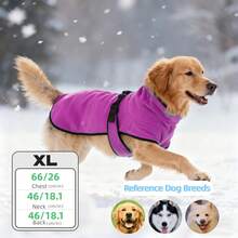 BJAYPET 带帽保暖内衬宠物卫衣，加厚保暖狗狗衣服，纯色，适合小型/中型/大型犬（四脚衣服请参考背长） - 彩色 - 查看 28