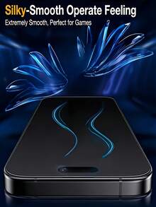 Bộ 3 miếng dán màn hình gốm mờ chống nhìn trộm, tương thích với iPhone 17/16/15 Pro Max, Galaxy A14/A13/A54/A53/A56/S25 Ultra/S24 5G, 15T/14T Pro, tương thích với Redmi Note 12/13/14 4G/5G, phủ toàn màn hình, chống bám vân tay, chống trầy xước, không bọt khí, dễ dàng lắp đặt, chống chói, chống bám vân tay, màng phim mềm [không phải kính]. - màu đen - Xem 10