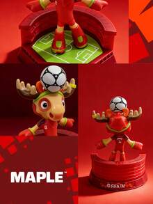 2026FIFA WorldCup Mascots, Figurines, Dolls, Collectible Toys, Statues - Official Licensed Genuine Product CLUTCH/MAPLE/ZAYU - WC2026 - MAPLE(CA) - 查看 4