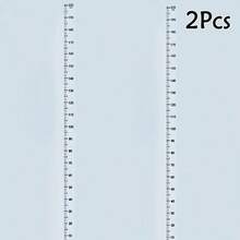 现代墙面高度测量卷尺 - 耐用PC材质，易读刻度，可书写且可重复使用，适用于房间和墙面装饰、家居装饰、装饰性测量工具、时尚设计、精确测量、现代装饰、高品质材料、DIY爱好者 - 彩色 - 查看 18