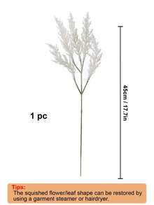 3pcs Astilbe Artificial Flower Bush Filler Flowers Artificial Greenery Stems Faux Plants & Fake Flowers For Wedding DIY Bouquets Boho Floral Arrangement Table Centerpieces Home Decor - White - View 10