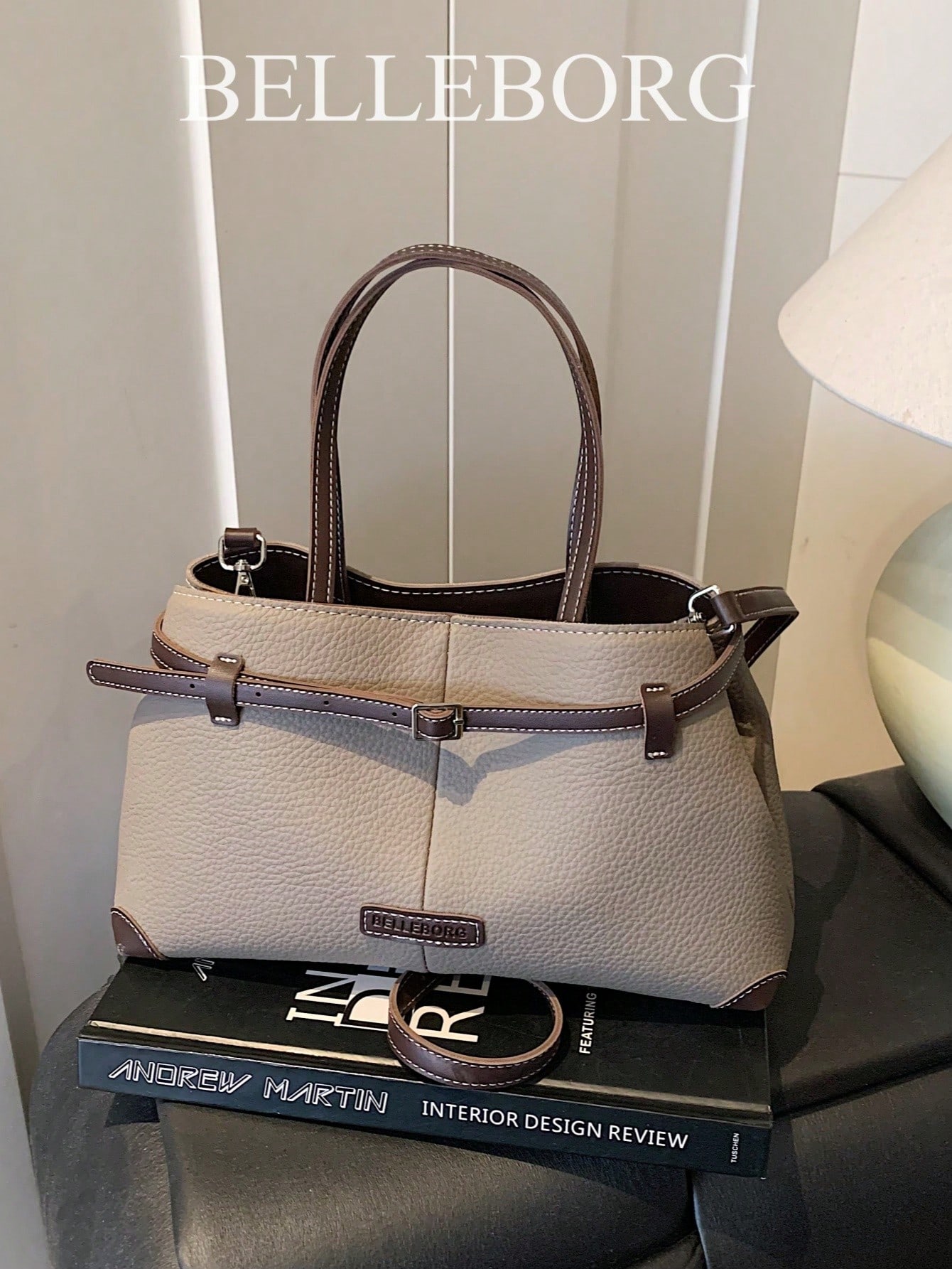 حقيبة يد كبيرة السعة متعددة الاستخدامات للنساء بتص...